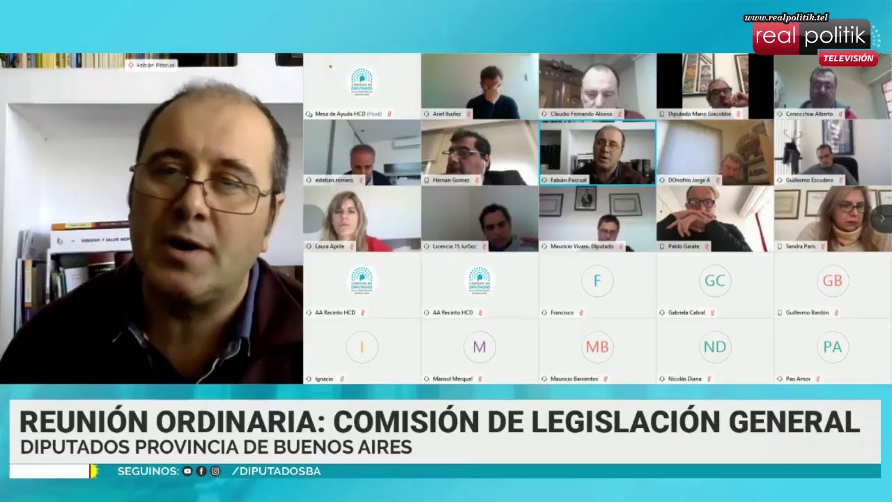 Reunión ordinaria en la Cámara de Diputados bonaerense