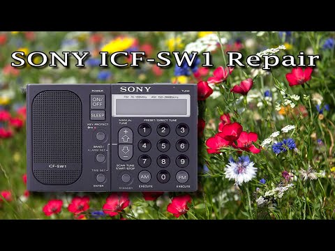 Sony ICF-SW1 Repair. Vintage Technology Workshop.