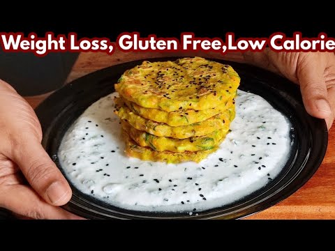 Protein Rich, Low Calorie Zucchini & Chickpea Weight Loss Breakfast Recipe/ Healthy Breakfast Ideas