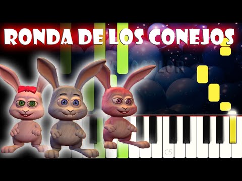 Ronda de los Conejos | Piano Cover | Tutorial | Karaoke