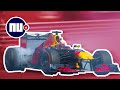 Verstappen en Gasly draaien donuts in Zandvoort bij Jumbo Racedagen