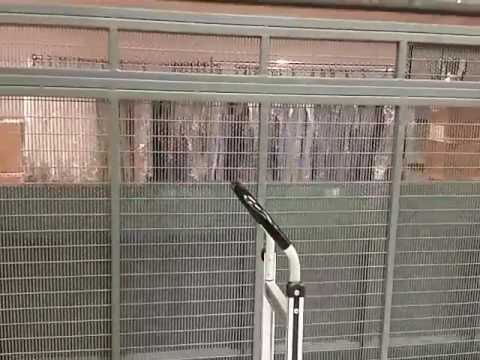 Crazy freight elevator ride