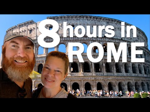 8 Hours Layover in ROME Italy 🇮🇹 (our first time)