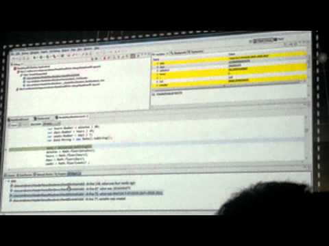 Flash Builder Reverse Debugging presented by Anirudh Sasikumar @ ADOBE MAX 2011  taken with DROID BIONIC