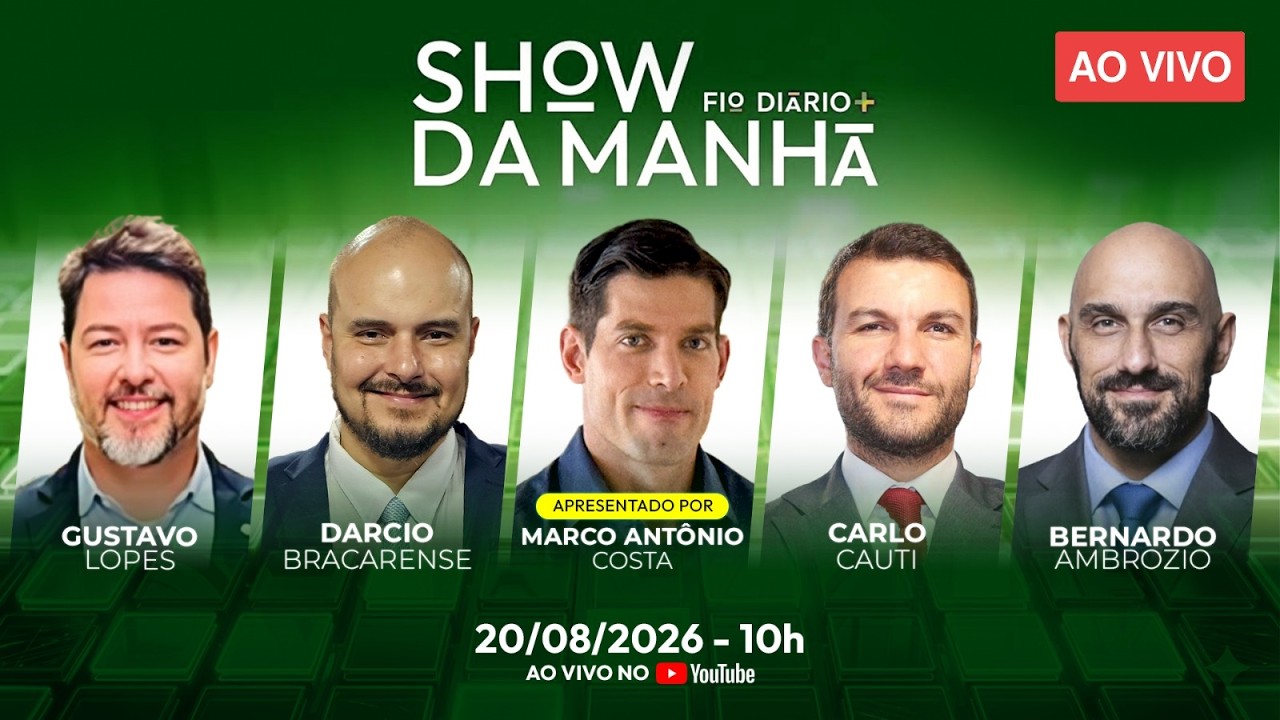 SHOW DA MANHÃ - PRESSÃO EM BRASÍLIA E NOVAS POLÊMICAS AGITAM O BRASIL | 20/08/2026