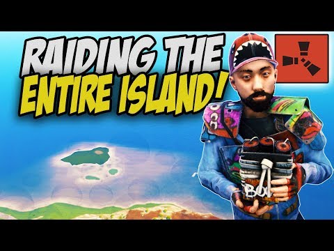 Raiding Every Base on a Sulfur Rich Island! - Rust Solo Survival Gameplay