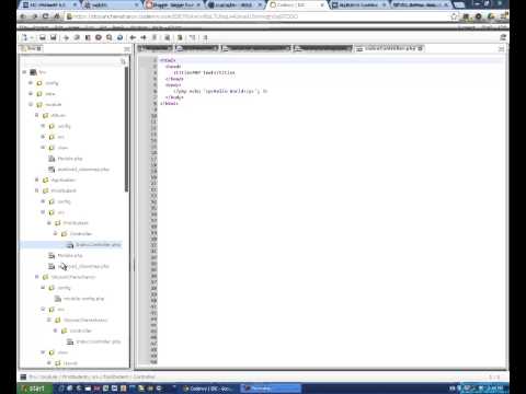 ZF2 Creating a Module. Use Codenvy, phpcloud, GitHub.