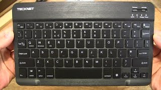 TeckNet Ultra-Slim Wireless Bluetooth Backlit Keyboard