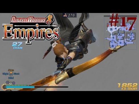 Dynasty Warriors 8: Empires - "Kasumi" PS4 Walkthrough Part 17: Invasion of Xuchang {English, HD}