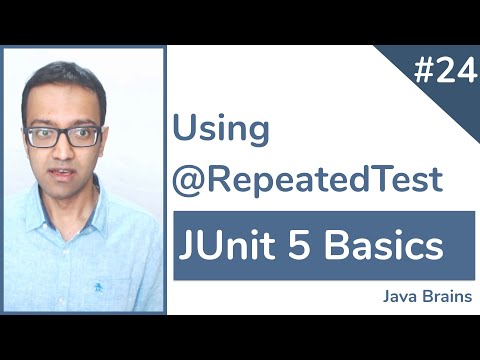 JUnit 5 Basics 24 - Using RepeatedTest