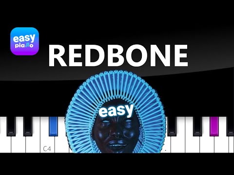 Redbone Childish Gambino | EASY PIANO TUTORIAL