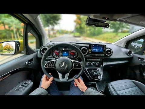 Thumbnail for 2022 Mercedes Benz T-class 180d [ 1.5l diesel 116hp ] | POV Test Drive | Fuel consumption info by SEAT, Mercedes-Benz, Car