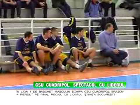 CSU CUADRIPOL BRASOV - STIINTA BUCURESTI 64-71