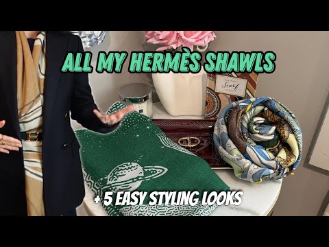 My Entire Hermès Shawl Collection & 5 Easy Styling Looks