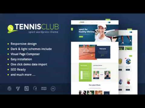 Tennis Club | Sports & Events WordPress Theme | Themeforest Website Templates and Themes