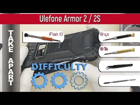 How to disassemble 📱 Ulefone Armor 2 / 2S Take apart Tutorial