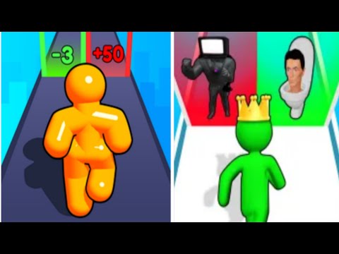 Tall man run VS Giant Rush All Level gameplay android iOS