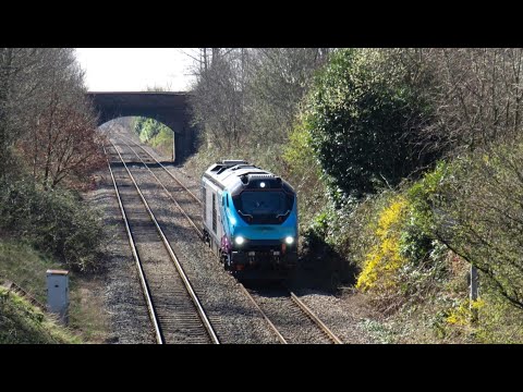 DRS Class 68 No. 68024 on 0Z68 Crewe G.B - York Siemens Trans Systems on 26.03.2020 - HD