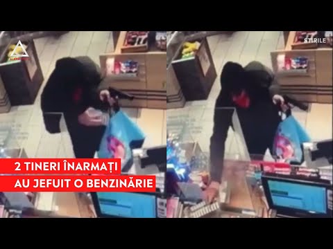 Jaf armat la o benzinărie din București