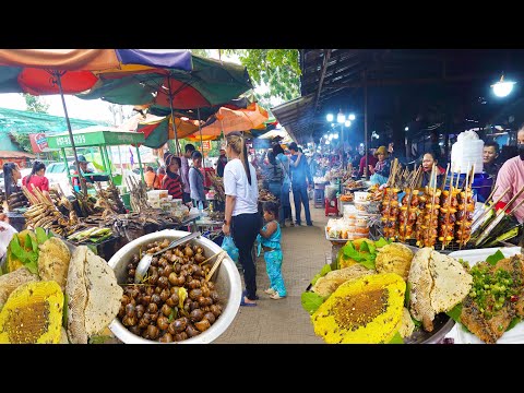 Plenty Of Yummy Foods @ Oudong Resort - Cambodian Countryside Street Food Tour