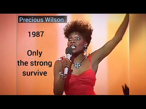 PRECIOUS WILSON - ONLY THE STRONG SURVIVE (1987) STOCK/AITKEN/WATERMAN UK tv Remastered 720 p.