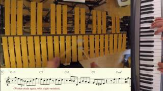 Jazz Vibraphone Etude: Scrapple From The Apple