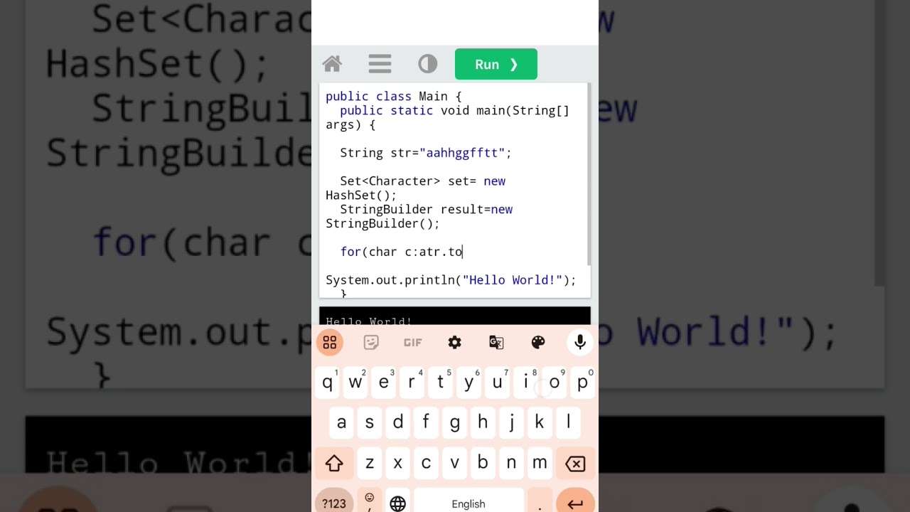 Remove duplicate characters from a String #java #selwnium #selenium #javaprogramming #javazone
