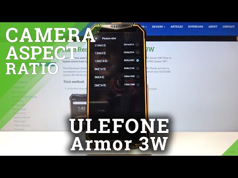 How to Change Aspect Ratio in ULEFONE Armor 3W – Picture Dimensions