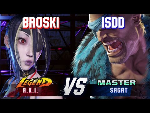 SF6 ▰ BROSKI (A.K.I.) vs IMSTILLDADADDY (Sagat) ▰ High Level Gameplay