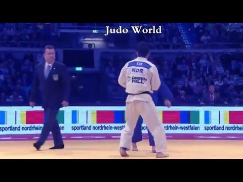 judo Grand Prix Dusseldorf 2016 Final 60- KIM Won jin vs SMETOV Yeldos