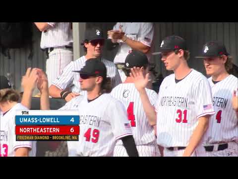 Highlights | Northeastern Baseball vs. UMass Lowell | May 16, 2023