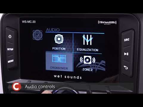 Wet Sounds WS-MC-20 Display and Controls Demo | Crutchfield Video
