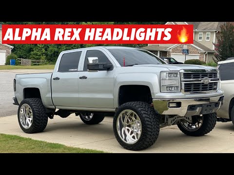 I FINALLY GOT MY NEW ALPHA REX LIGHTS HEADLIGHTS [Color Matched]