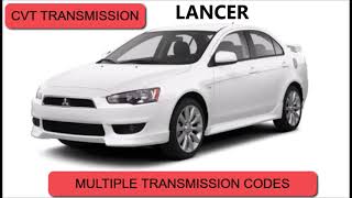 CVT : MANY TRANSMISSION CODES