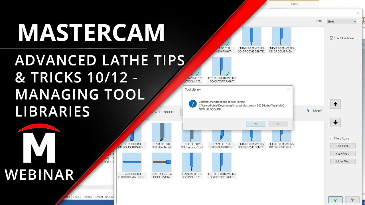 Build and Manage Lathe Tool Libraries - Advanced Lathe Tips and Tricks 10/12