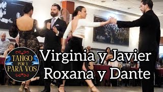 Virginia Pandolfi y Javier Rodríguez & Roxana Suárez y Dante Sanchez. Milonga La Baldosa 15ago25 