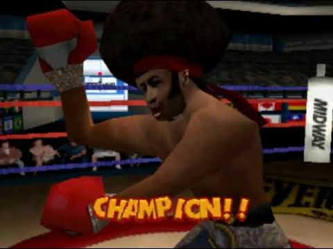 Ready 2 Rumble Boxing: Round 2 (Playstation) Afro Thunder vs Rumbleman (Main Event)