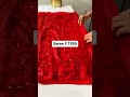 Price 1199 Ship Full Sequence Saree With Blouse Hot Red Saree Redsareelook Sareefashion