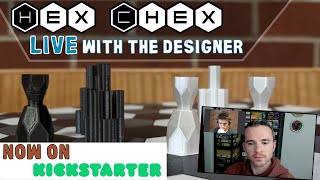 LIVE New Game Playthrough with the Designer – “Hex Chex”