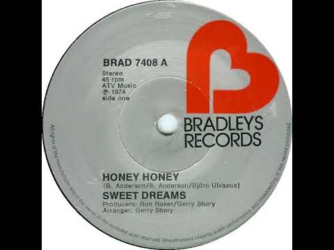 UK New Entry 1974 (160) Sweet Dreams - Honey Honey