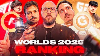 LE RANKING DES WORLDS 2025 (ils deviennent fous)
