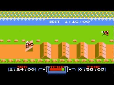 Let's Play Excite Bike for NES!!