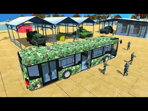#offroad #android #gameplay #army #bus Real Army Bus Simulator 2019 | US Army Mega Coach Bus Game