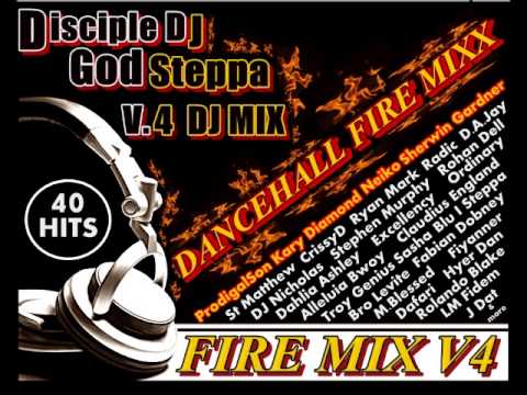 GOSPEL REGGAE DANCEHALL @DiscipleDJ God Steppa V4 DJ-MIX 2013