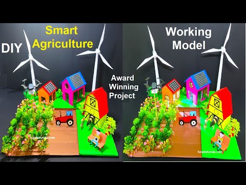 hydroponic farming working model for science exhibition inspire award science project howtofunda