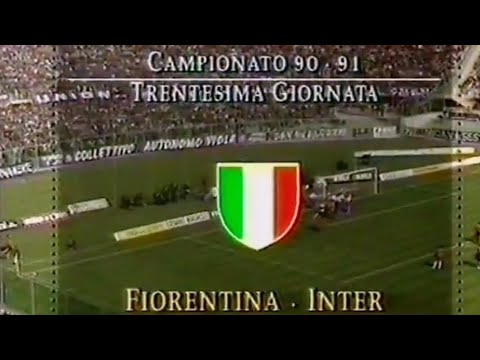 Fiorentina-Inter 0:0, 1990/91 - sintesi