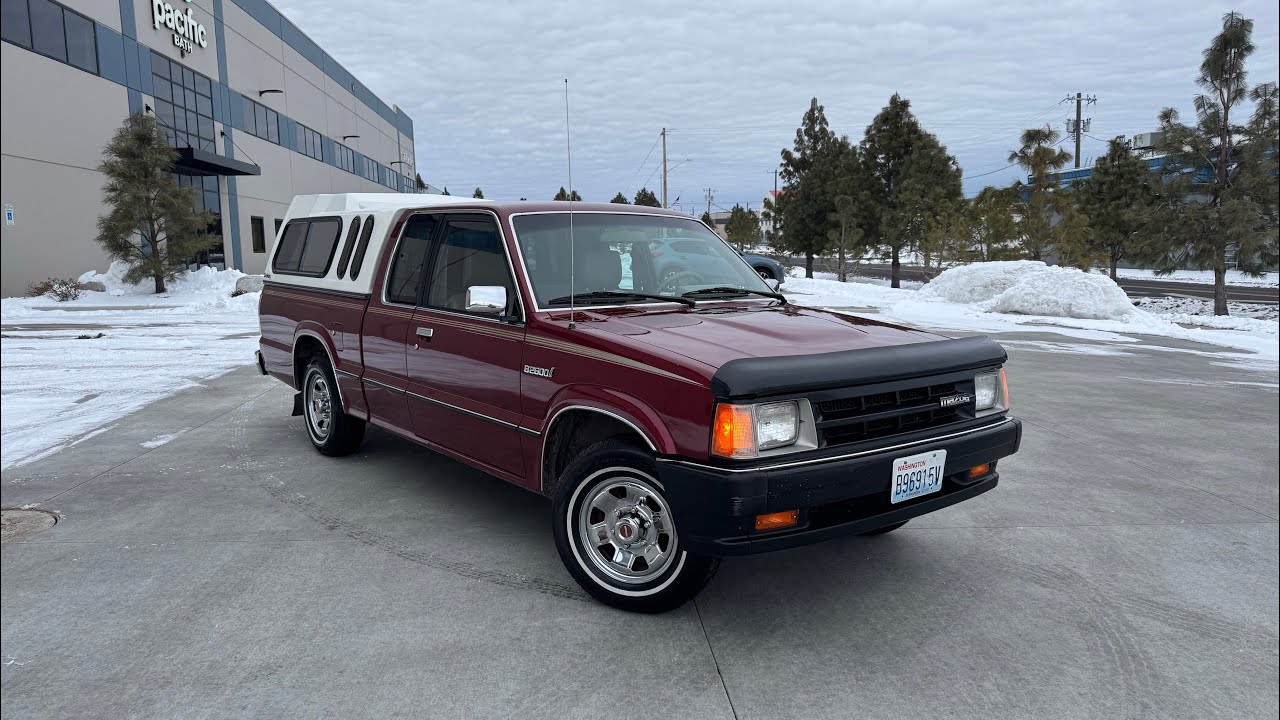 1992 Mazda B2600i walk around Cars & Bids