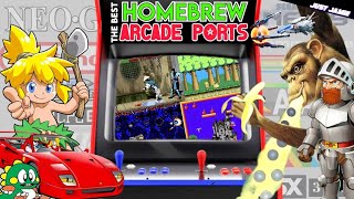 Top Arcade Homebrew Conversions of All Time #homebrewgames #retrogames #retrogaming