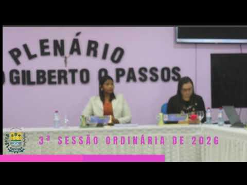 3ª Sessão Ordinária de 2026 / Câmara Municipal de Vereadores de Conceição do Canindé - Pi