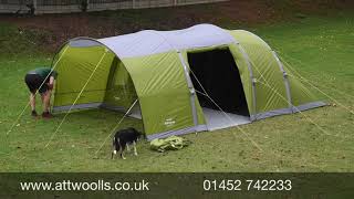 Vango Alton Air Tent Pitching & Packing (Real Time) Video